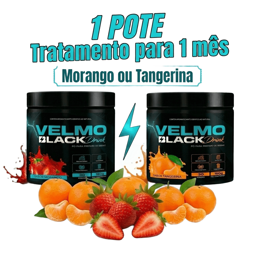 Velmo Black Drink 1 Mês